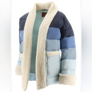 CATERPILLAR Daily Kimono Insulated Jacket Deep Sea Blue NEW Size XL